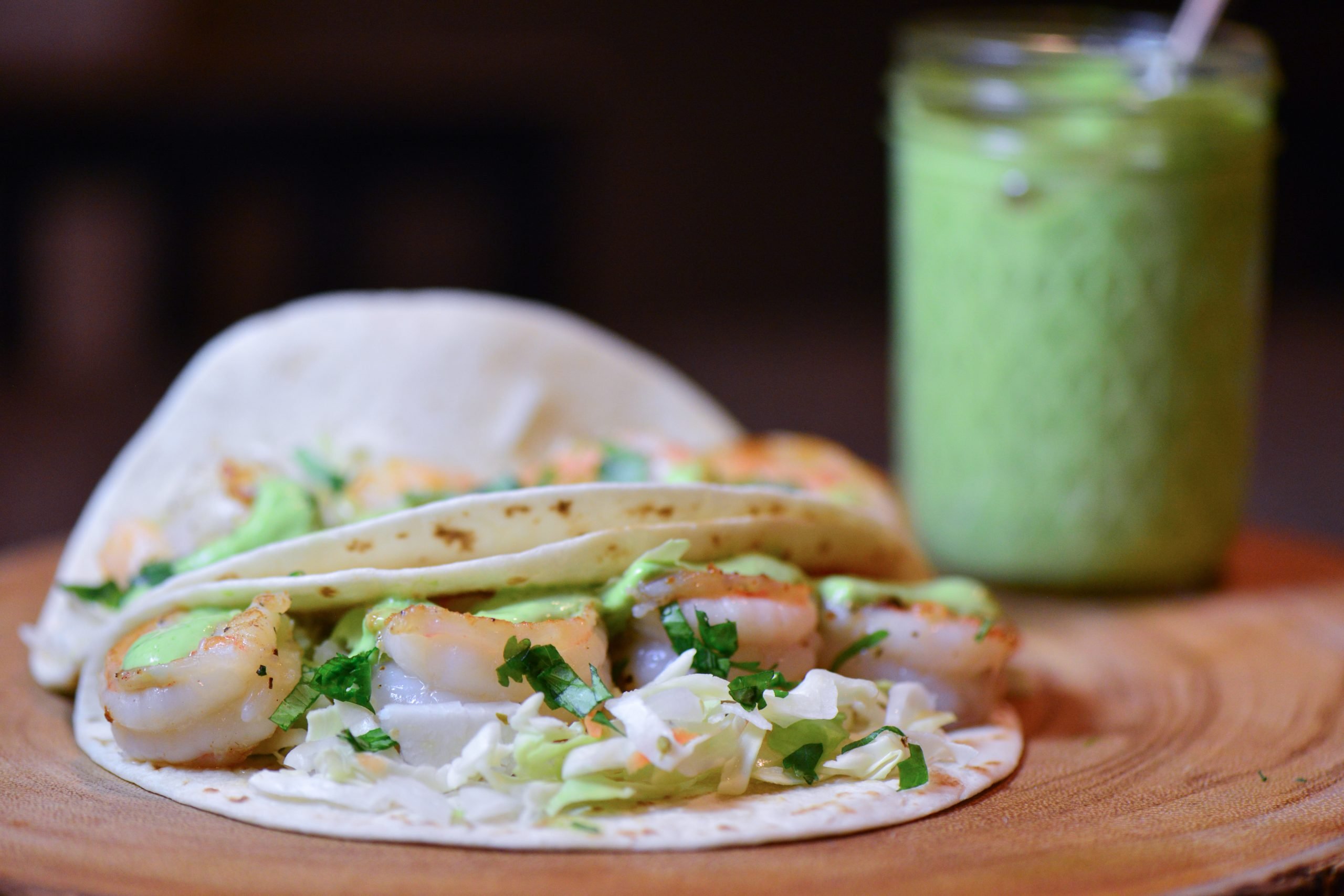 Shrimp Tacos with Cilantro