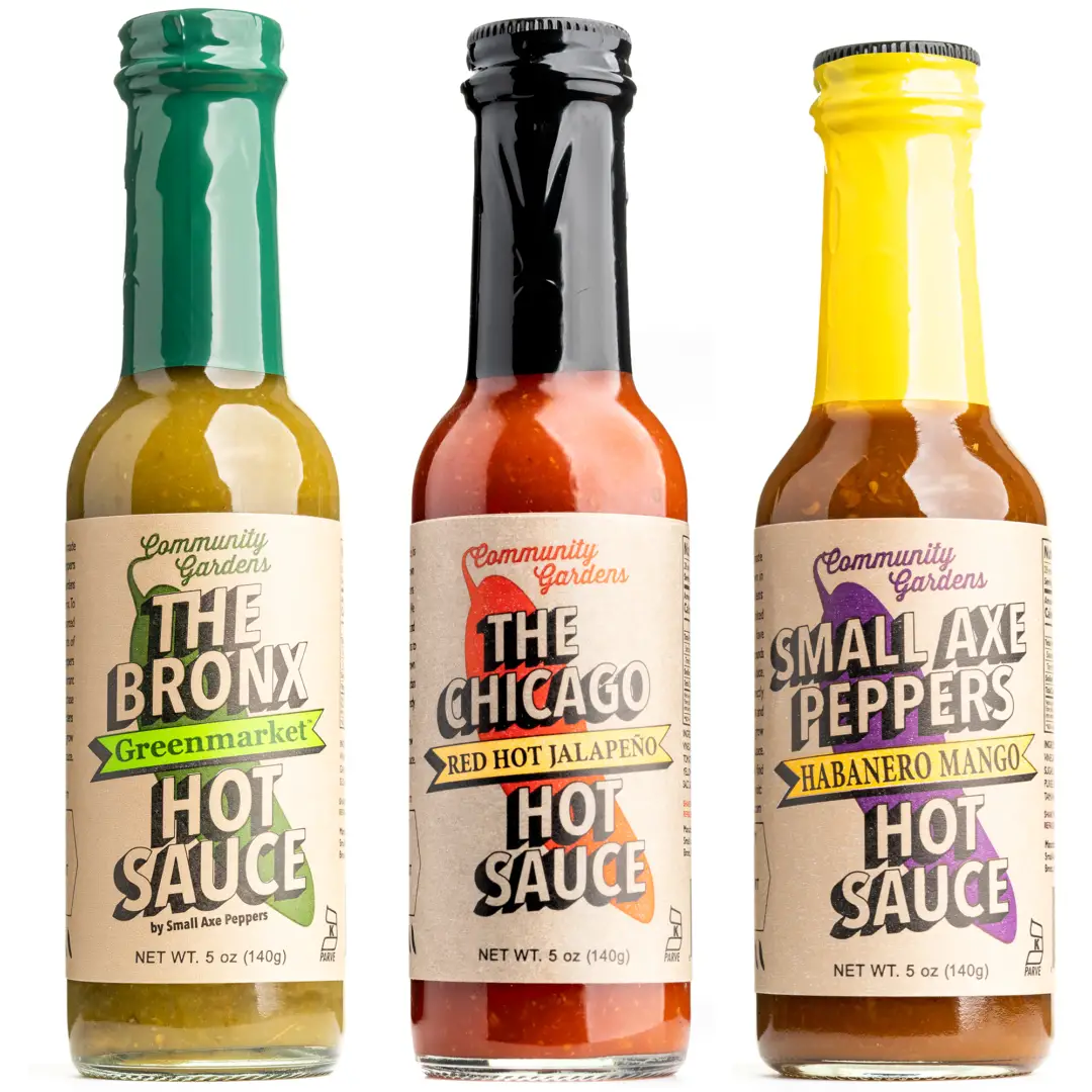 Small Axe Peppers Hot Sauce, Hot Ones Three Pack