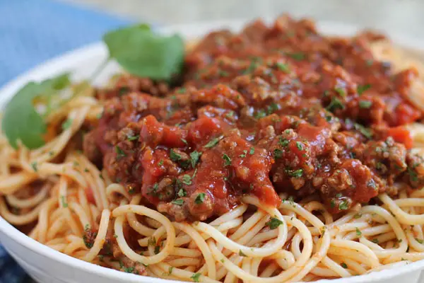Spaghetti Sauce with Ground Beef making the best meat ...