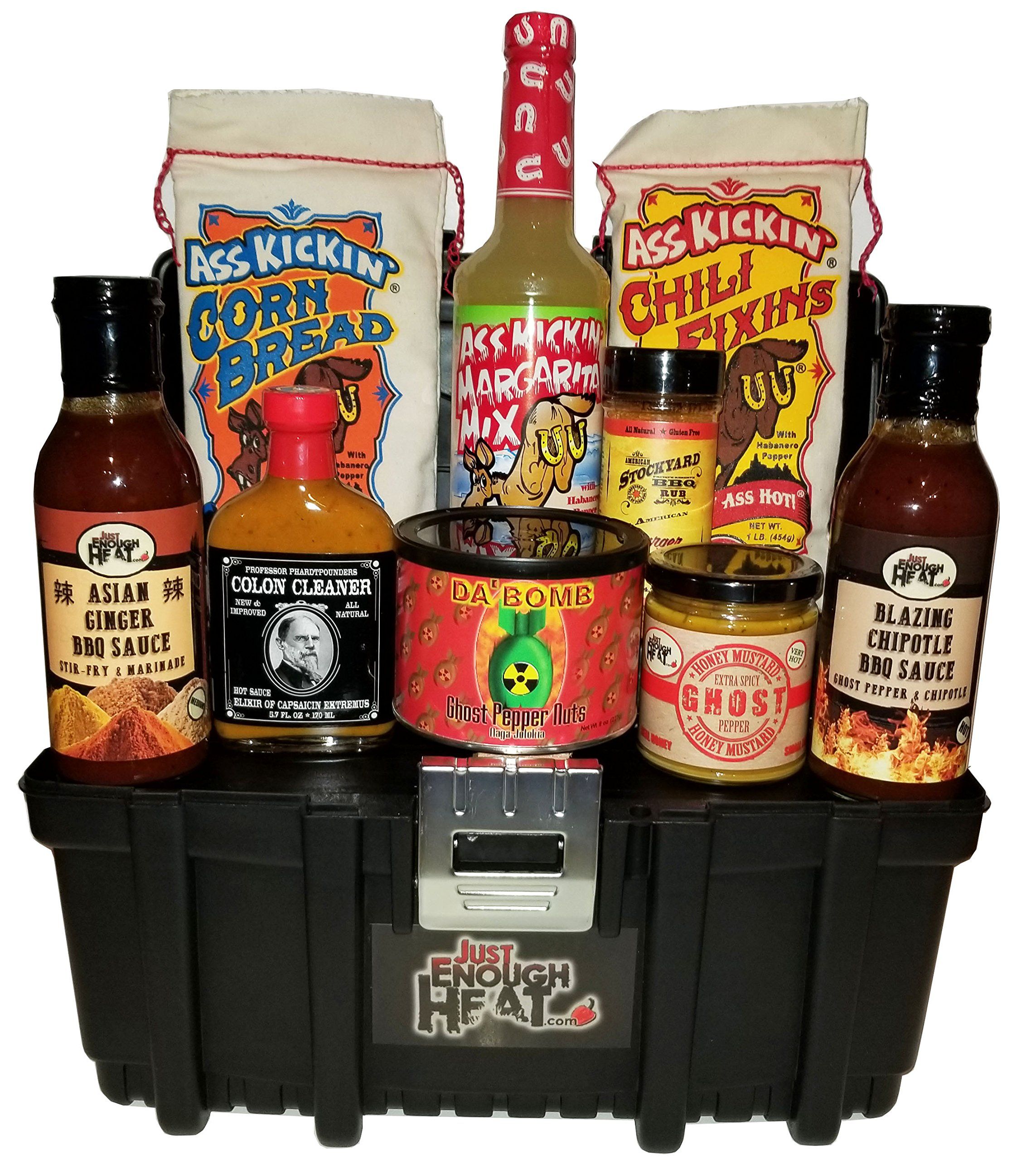Spicy Gourmet Hot Sauce Tool Box Gift Basket Set *** Click image for ...