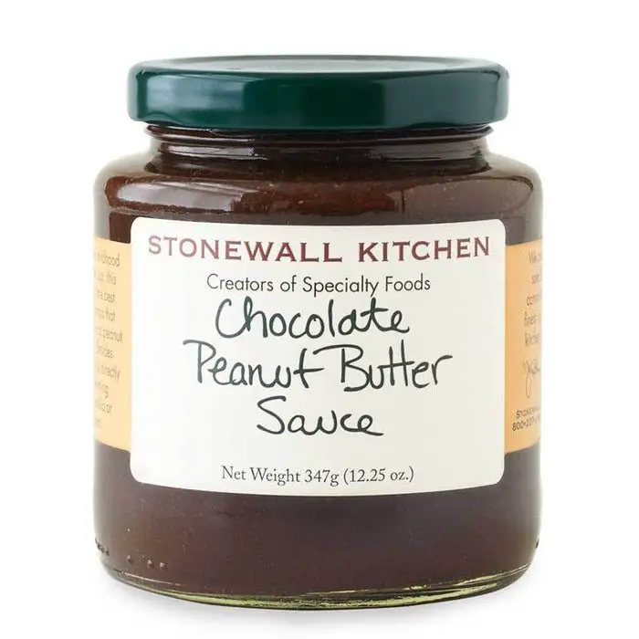 Stonewall Kitchen Chocolate Peanut Butter Sauce, 12.25 oz (347g ...