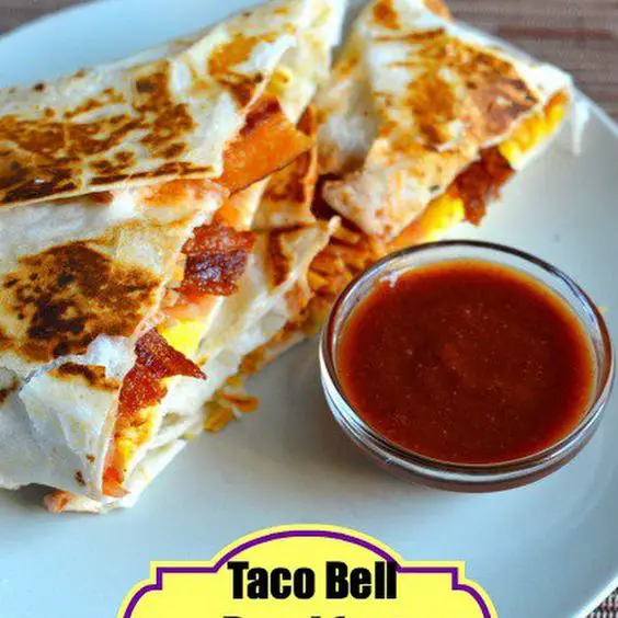 Taco Bell Breakfast Crunch Wrap Recipe Breakfast and Brunch with large ...