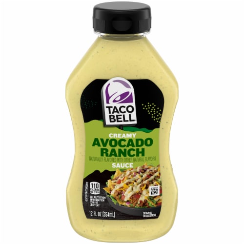 Taco Bell Creamy Avocado Ranch Sauce, 12 fl oz