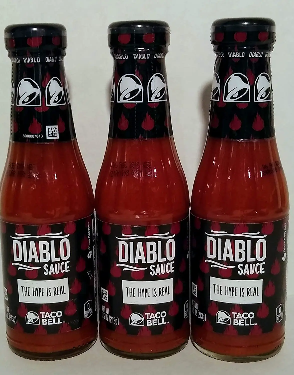 Taco Bell Diablo Sauce, 7.5 oz (Pack of 3)