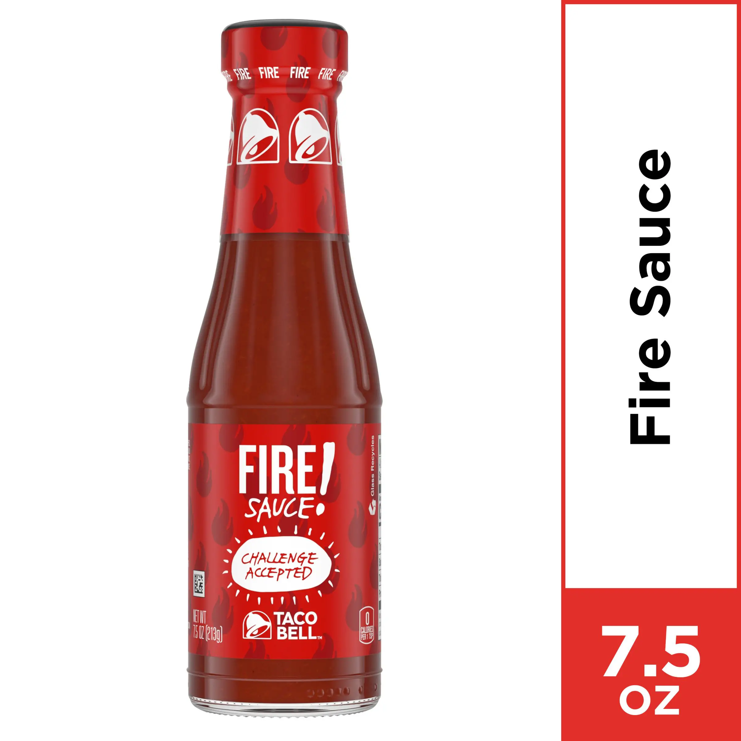 Taco Bell Fire Sauce, 7.5 oz Bottle