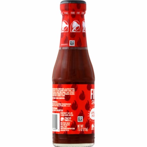 Taco Bell Fire Sauce, 7.5 oz