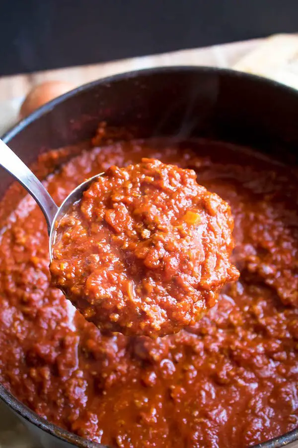 The Perfect Homemade Meat Sauce ~ Recipe