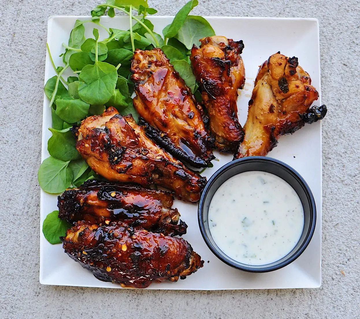 These Korean BBQ Wings with Jalapeno Cilantro Ranch from # ...