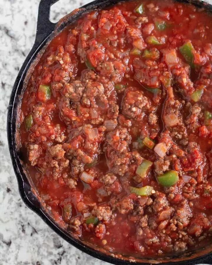 This perfect, simple keto meat sauce is gluten free, full of flavor ...