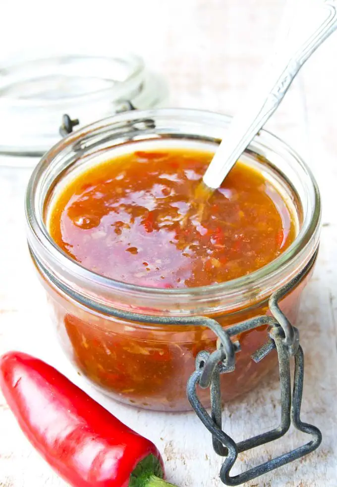 This sugar free sweet chilli sauce recipe is wonderfully ...