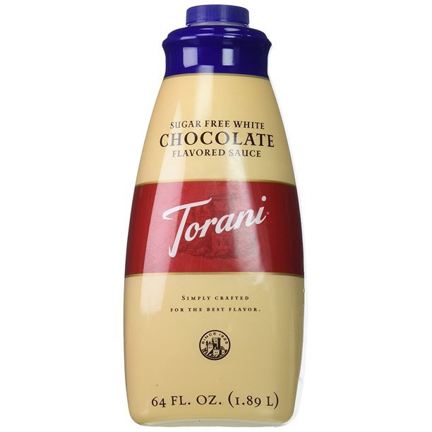 Torani Sugar Free White Chocolate Sauce, 64 Ounce ...