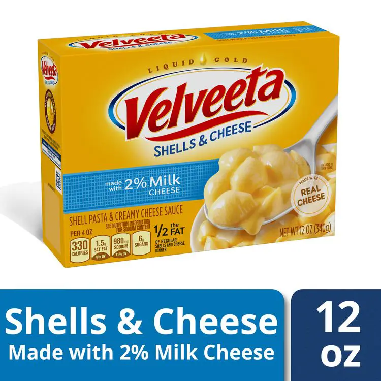 Velveeta Shells &  Cheese Made With 2% Milk Cheese Reviews 2020