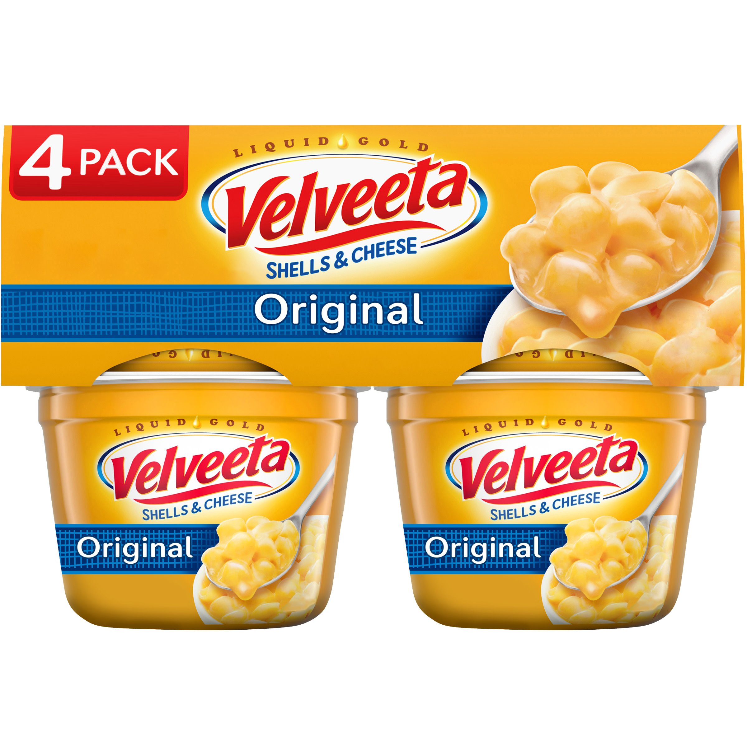 Velveeta Shells &  Cheese Original Microwavable Shell Pasta ...