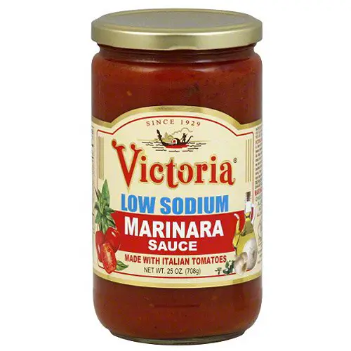 Victoria Low Sodium Marinara Sauce, 24 oz (Pack of 6)