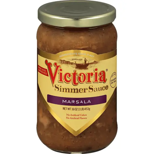 Victoria® Marsala Simmer Sauce 16 oz. Jar