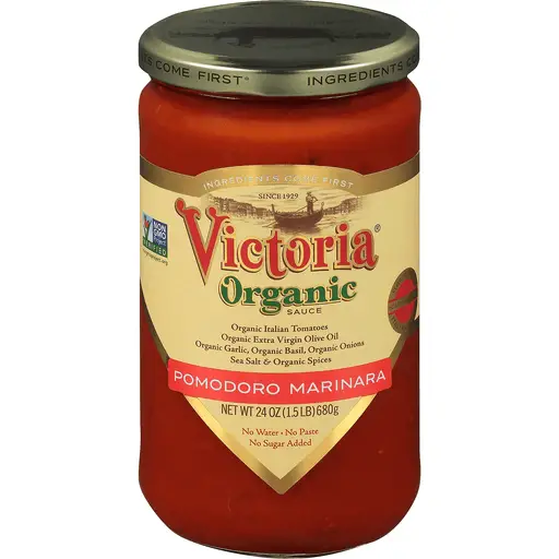 VictoriaÂ® Organic Pomodoro Marinara Sauce 24 oz. Jar ...