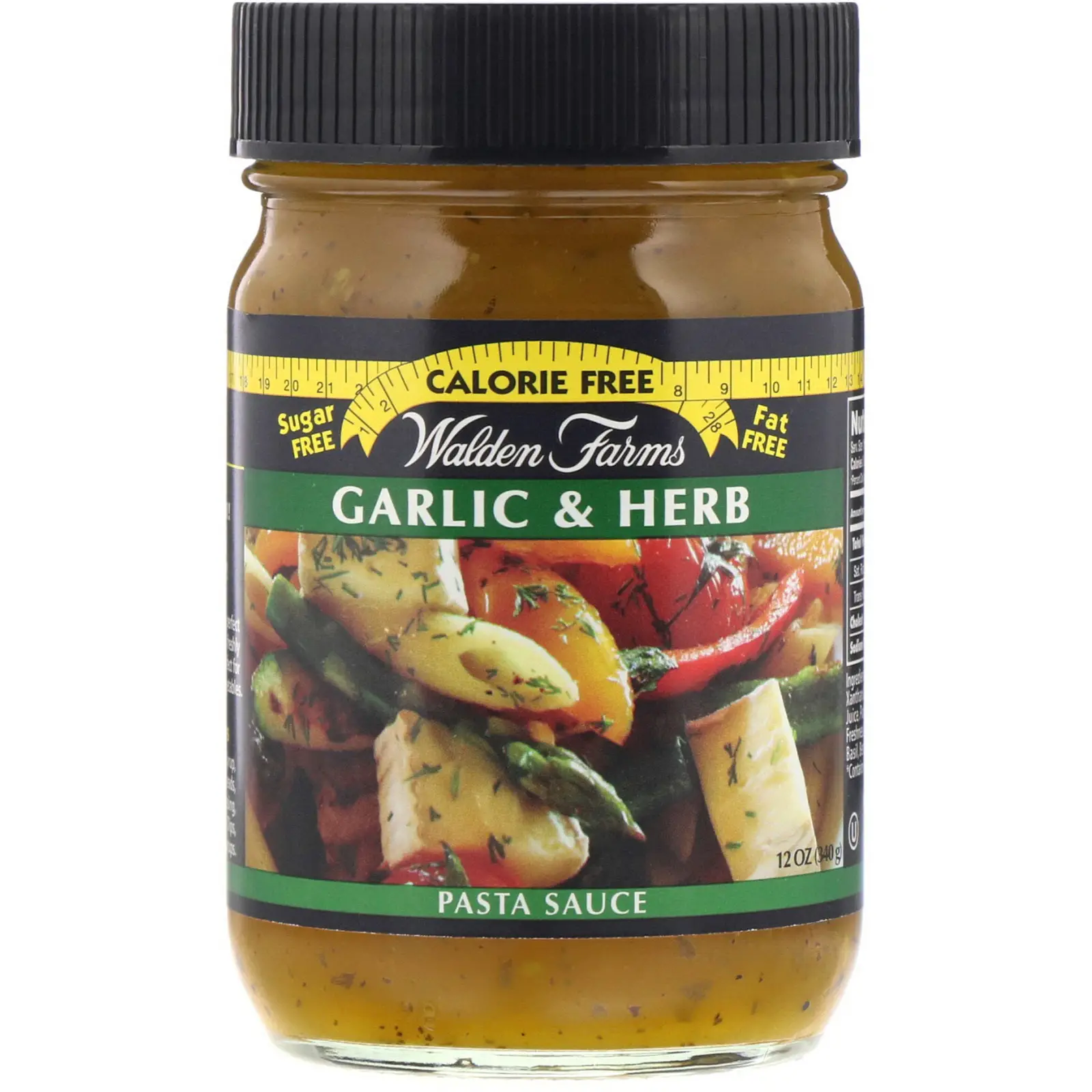 Walden Farms, Pasta Sauce, Garlic &  Herb, 12 oz (340 g)