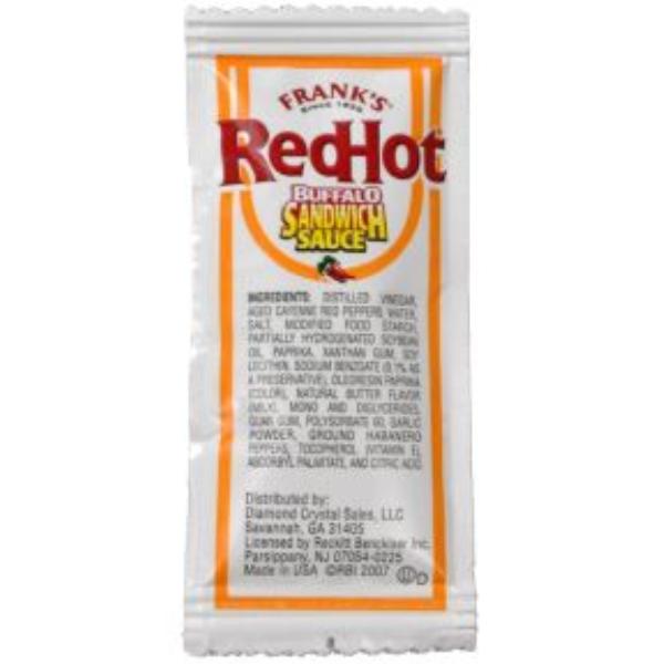 Wholesale Franks Red Hot Buffalo Sandwich Sauce (packet) (SKU 571510 ...