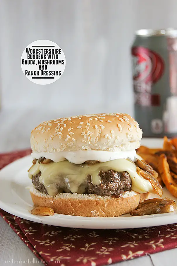 Worcestershire Burgers with Gouda, Mushrooms and Ranch ...