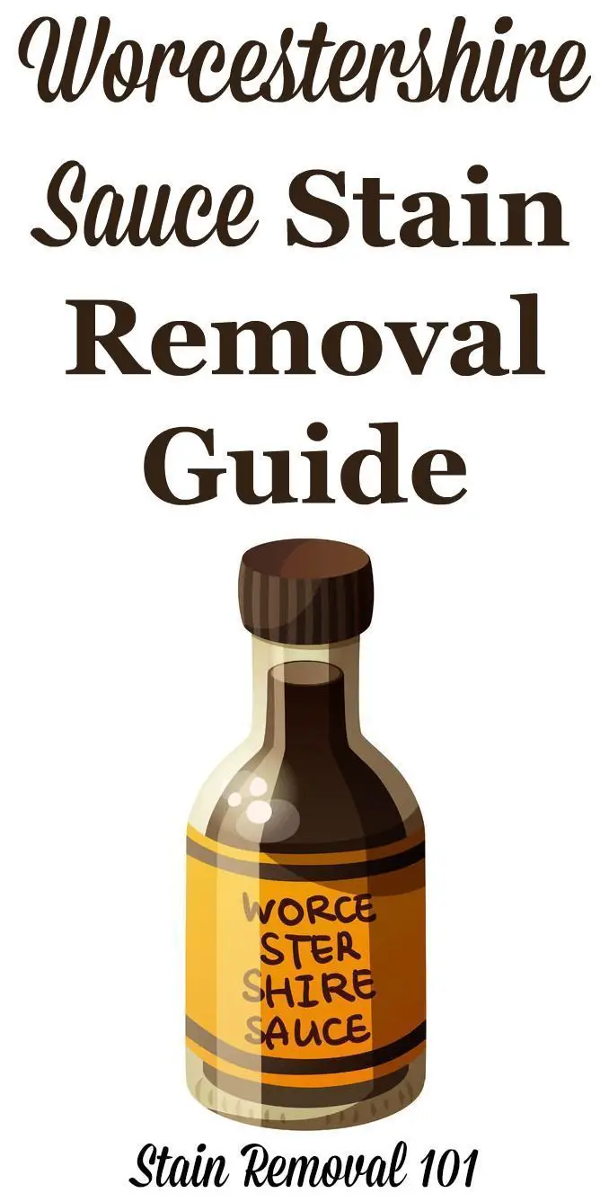 Worcestershire Sauce Stain Removal Guide